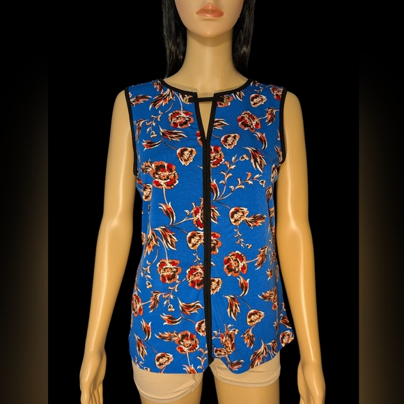 Ivanka Trump Sleeveless Blouse Floral Print - Picture 7 of 7